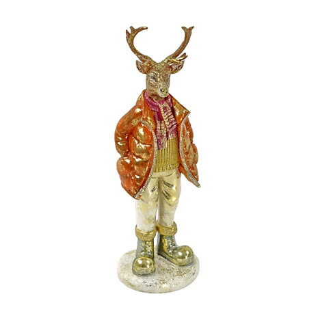 Werns - Beeld Hert Walter Winter Multicolor 13x40cm
