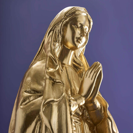Werns - Beeld Maria Madonna Goud Polyresin 14x48cm Werns - Beeld Maria Madonna Goud Polyresin 14x48cm