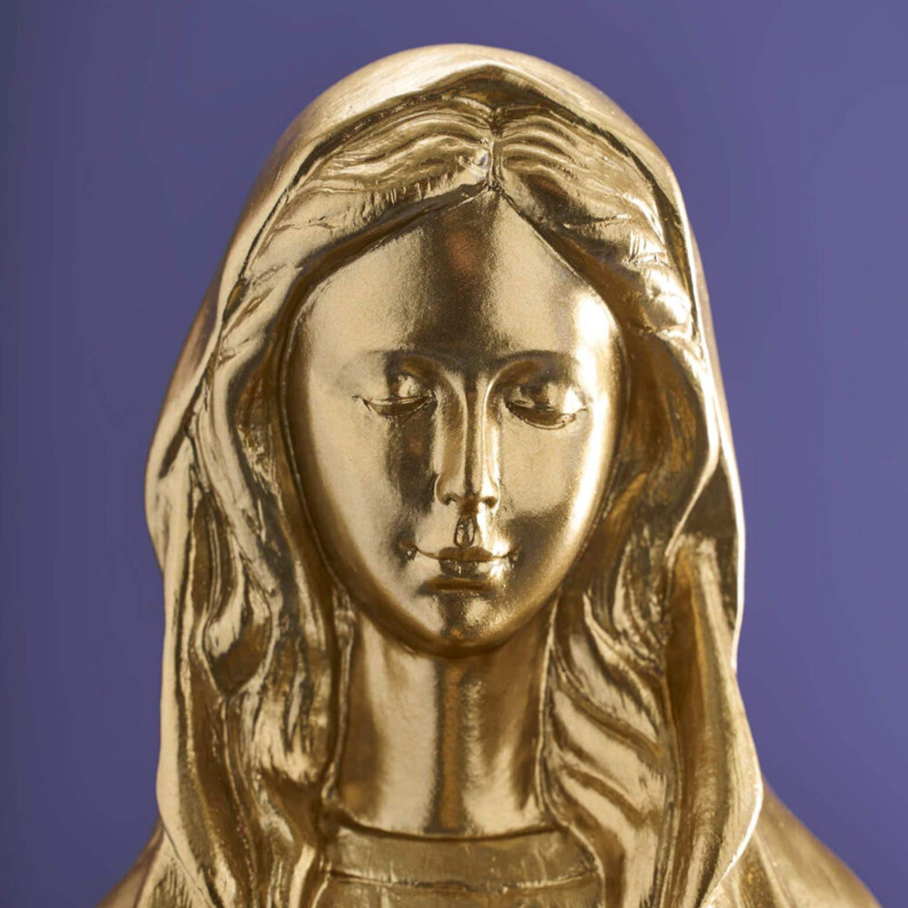 Werns - Beeld Maria Madonna Goud Polyresin 14x48cm Werns - Beeld Maria Madonna Goud Polyresin 14x48cm