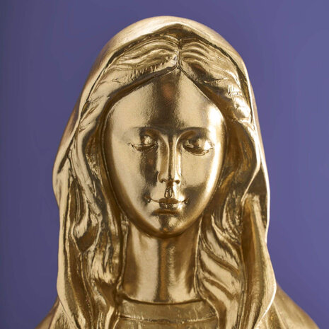 Werns - Beeld Maria Madonna Goud Polyresin 14x48cm Werns - Beeld Maria Madonna Goud Polyresin 14x48cm