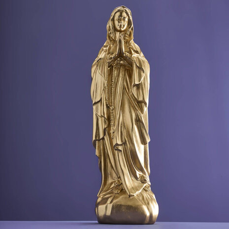 Werns - Beeld Maria Madonna Goud Polyresin 14x48cm Werns - Beeld Maria Madonna Goud Polyresin 14x48cm
