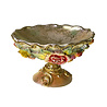Werns - Decoratieve Schaal Flora met Bloemen Multicolor Goud Polyresin 26x19x16cm Werns - Decoratieve Schaal Flora met Bloemen Multicolor Goud Polyresin 26x19x16cm
