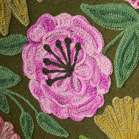 Melting Pot - Fauteuil Bloemen Groen Multicolor https://www.meltingpotamsterdam.nl/fauteuil-jungle-love-panter.html