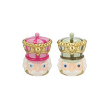 Melting Pot - Pot met Deksel Notenkraker Candy 12x15cm - 2 kleuren Melting Pot - Pot met Deksel Notenkraker Candy 12x15cm - 2 kleuren