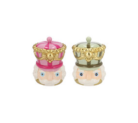 Melting Pot - Pot met Deksel Notenkraker Candy 12x15cm - 2 kleuren