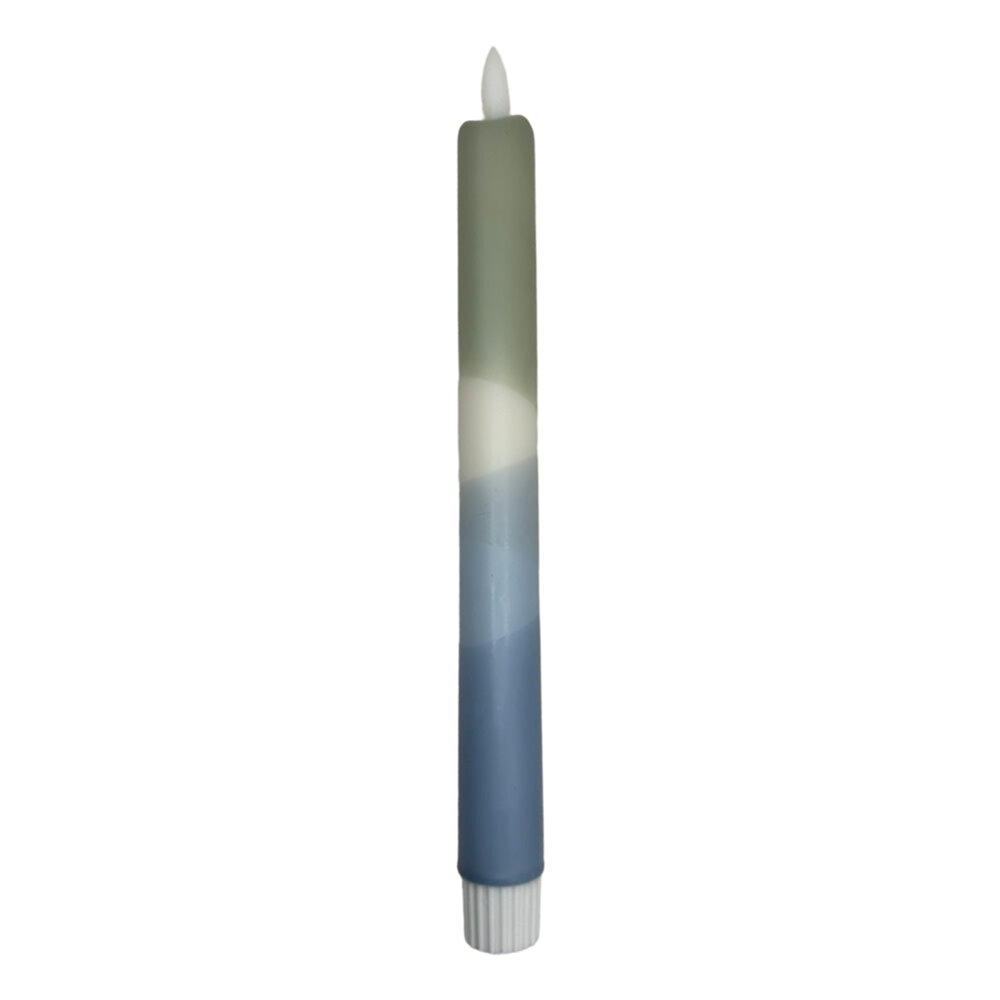 Melting Pot - LED-Kaars Candy Groen Licht Blauw 25cm met Timer Melting Pot - LED-Kaars Candy Groen Licht Blauw 25cm met Timer