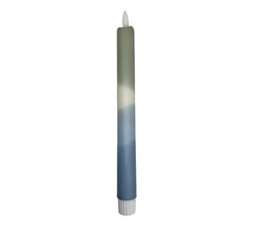 Melting Pot - LED-Kaars Candy Groen Licht Blauw 25cm met Timer Melting Pot - LED-Kaars Candy Groen Licht Blauw 25cm met Timer