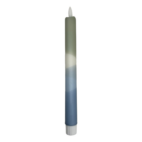 Melting Pot - LED-Kaars Candy Groen Licht Blauw 25cm met Timer Melting Pot - LED-Kaars Candy Groen Licht Blauw 25cm met Timer