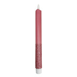 Melting Pot - LED-Kaars Candy Oud Roze Fijne Glitters 25cm met Timer Melting Pot - LED-Kaars Candy Oud Roze Fijne Glitters 25cm met Timer