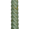Melting Pot - LED-Kaars Candy Swirl Groen-Goudspetters 25cm met Timer Melting Pot - LED-Kaars Candy Swirl Groen-Goudspetters 25cm met Timer