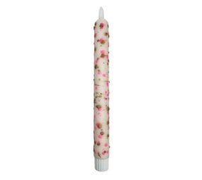 Melting Pot - LED-Kaars Candy Ivoor-Bubbels Brons Roze 25cm met Timer Melting Pot - LED-Kaars Candy Ivoor-Bubbels Brons Roze 25cm met Timer