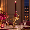 Melting Pot - Kandelaar Struisvogel Franz Josef Magenta Goud Handbeschilderd 20x14x41cm Melting Pot - Kandelaar Struisvogel Franz Josef Magenta Goud Handbeschilderd 20x14x41cm