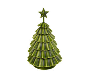 Melting Pot - Kerstboompje Groen Gevouwen Metaal 14x22cm Melting Pot - Kerstboompje Groen Gevouwen Metaal 14x22cm