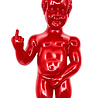 Melting Pot - Manneken Pis F*ck You Beeld Rood XL Polystone 25x60cm Melting Pot - Manneken Pis F*ck You Beeld Rood XL Polystone 25x60cm