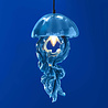 Werns - Hanglamp Ava Jellyfish Blauw Kunststof 23x42cm Werns - Hanglamp Ava Jellyfish Blauw Kunststof 23x42cm