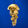 Werns - Hanglamp Ava Jellyfish Goud Kunststof 23x42cm