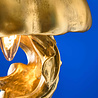 Werns - Hanglamp Ava Jellyfish Goud Kunststof 23x42cm