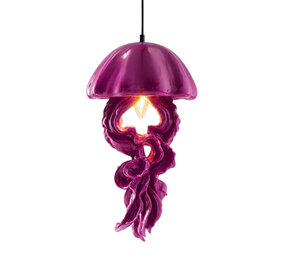 Werns - Hanglamp Ava Jellyfish Magenta Kunststof 23x42cm Werns - Hanglamp Ava Jellyfish Magenta Kunststof 23x42cm
