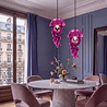 Werns - Hanglamp Ava Jellyfish Magenta Kunststof 23x42cm Werns - Hanglamp Ava Jellyfish Magenta Kunststof 23x42cm