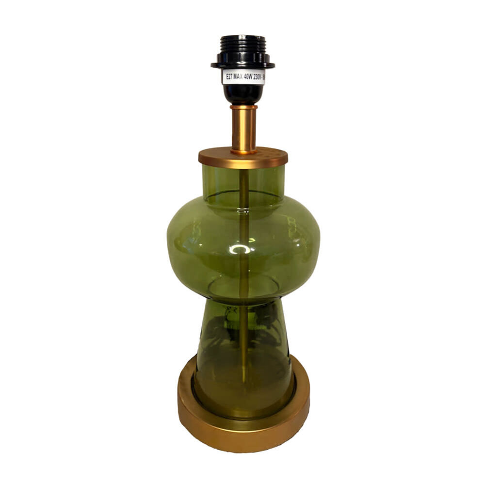 Melting Pot - Lampenvoet Eucalyptus Groen – Design Tafellamp van Transparant Groen Glas Melting Pot - Lampenvoet Eucalyptus Groen – Design Tafellamp van Transparant Groen Glas