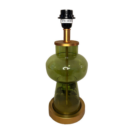 Melting Pot - Lampenvoet Eucalyptus Groen – Design Tafellamp van Transparant Groen Glas Melting Pot - Lampenvoet Eucalyptus Groen – Design Tafellamp van Transparant Groen Glas