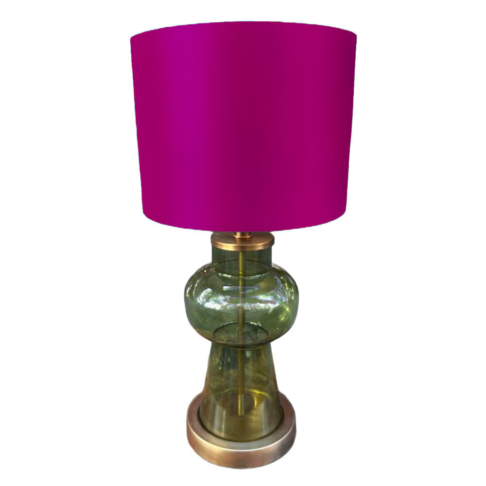 Melting Pot - Lampenvoet Eucalyptus Groen – Design Tafellamp van Transparant Groen Glas Melting Pot - Lampenvoet Eucalyptus Groen – Design Tafellamp van Transparant Groen Glas