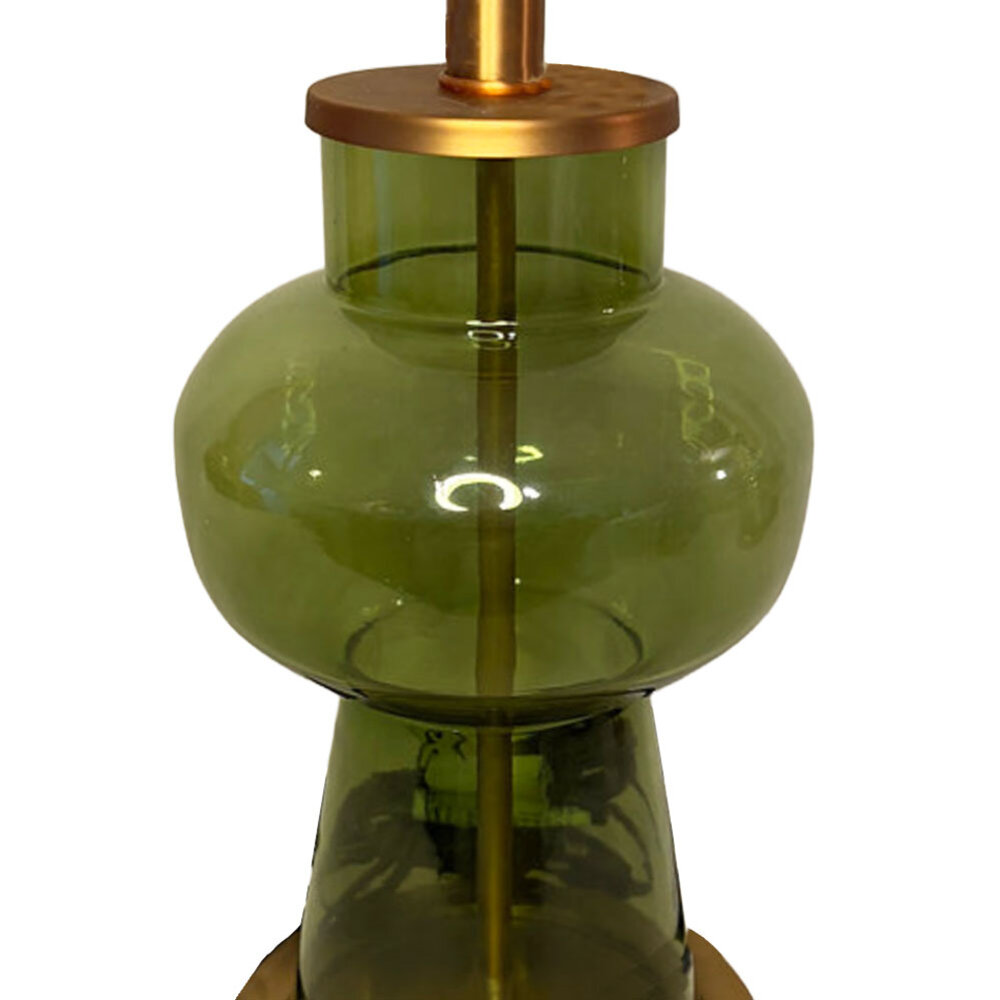 Melting Pot - Lampenvoet Eucalyptus Groen – Design Tafellamp van Transparant Groen Glas Melting Pot - Lampenvoet Eucalyptus Groen – Design Tafellamp van Transparant Groen Glas
