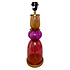 Lampenvoet Roos Amber Fuchsia Rood Glas 17x52cm Lampenvoet Roos Amber Fuchsia Rood Glas 17x52cm