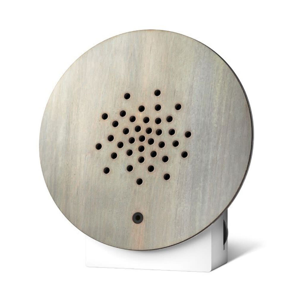 Zwitscherbox - Oceanbox Vintage Hout - Oplaadbare Geluidsbox met Zeegeluiden en Bewegingssensor