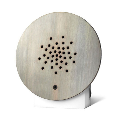 Zwitscherbox - Oceanbox Vintage Hout - Oplaadbare Geluidsbox met Zeegeluiden en Bewegingssensor
