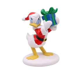 Disney - Beeld Kerst Donald Duck Cadeau Multi 15x20cm Disney - Beeld Kerst Donald Duck Cadeau Multi 15x20cm