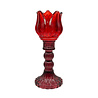 Melting Pot - Waxinelichthouder Tulp Rood Bordeaux Glas 8x20cm Melting Pot - Waxinelichthouder Tulp Rood Bordeaux Glas 8x20cm