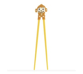 Tokyo Design Studio - Kinder Eetstokjes Aapje Caramel 22cm Tokyo Design Studio - Kinder Eetstokjes Aapje Caramel 22cm