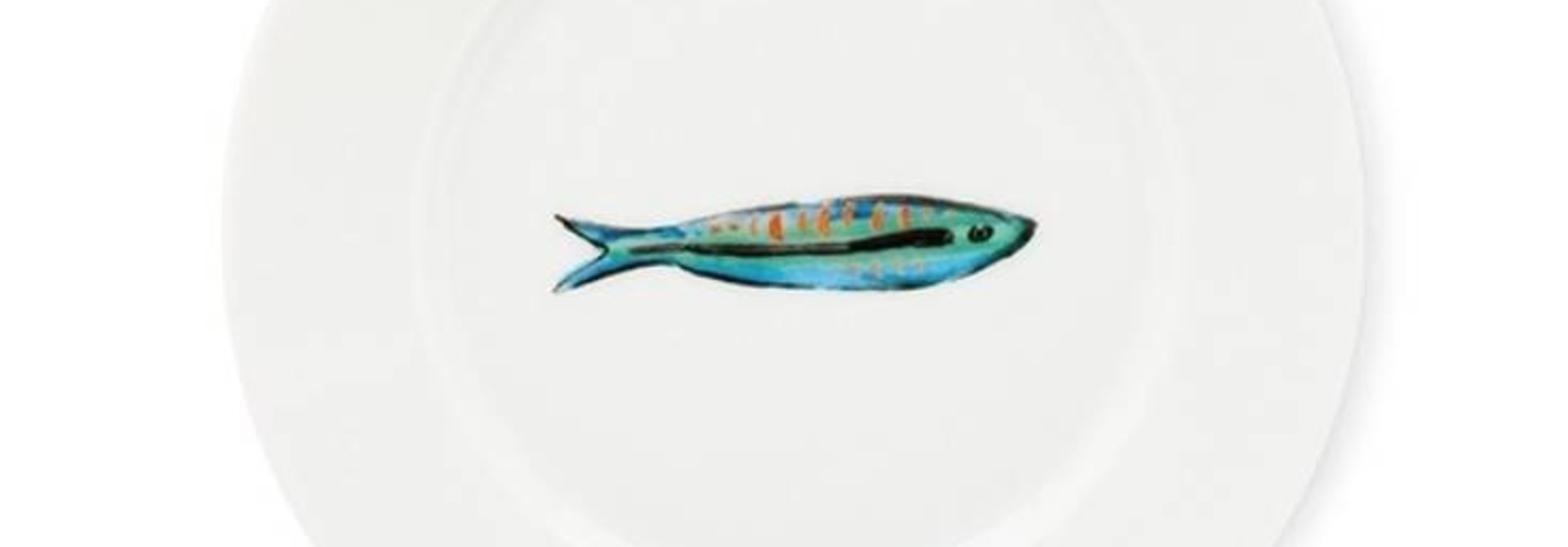 Fabienne Chapot Cake Plate Sardines 18 Cm