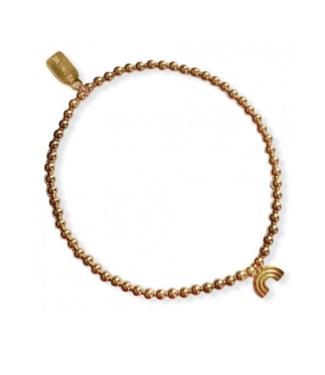 Ps call me Bracelet gold small rainbow
