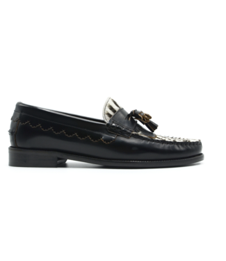 Toral shoes Loafer negro/zebra