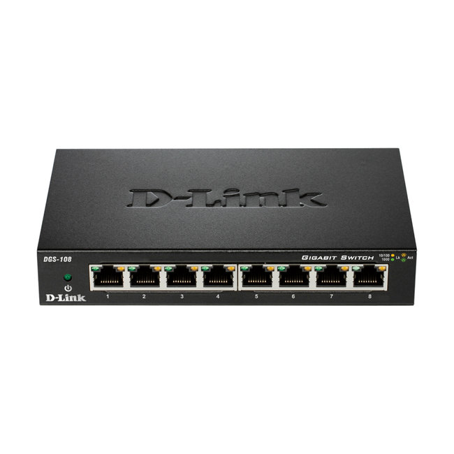 D-LINK DGS-108 8-poorts gigabit switch