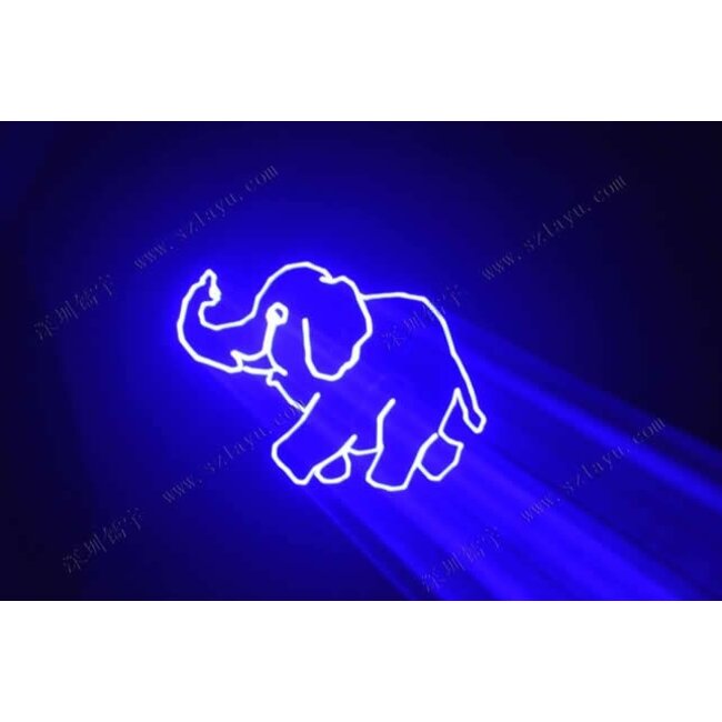 Vision B1000 laser 1watt Blauw