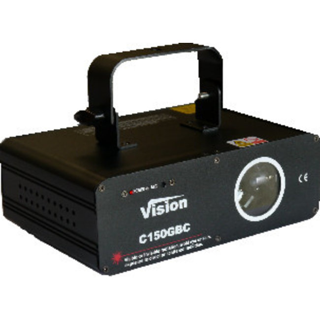 Vision M150 laser 100mw Rood, Geel, Groen