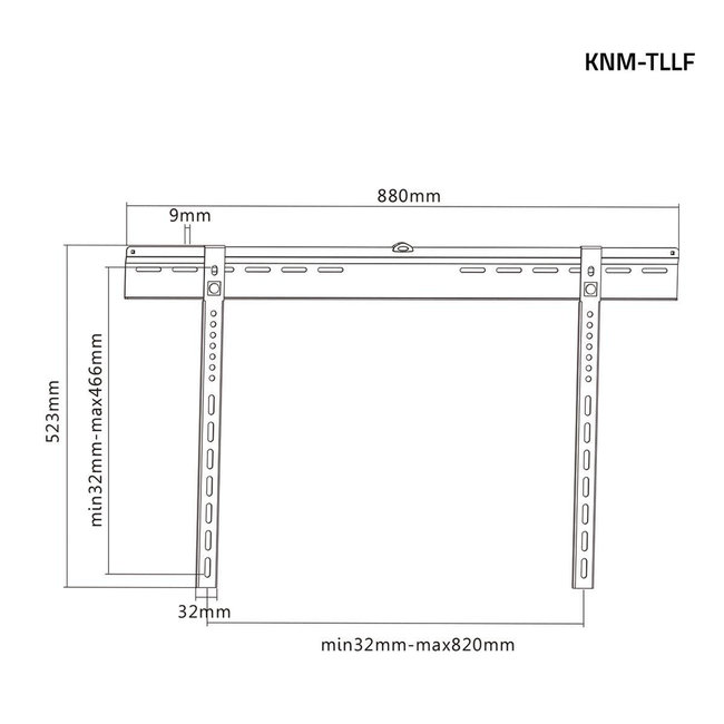 KÖNIG Muurbeugel vast 32 - 55 inch