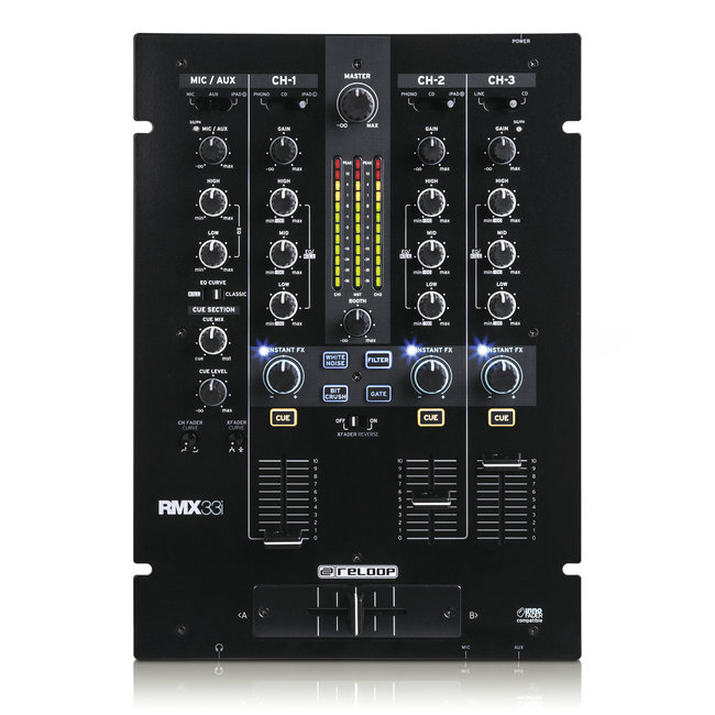 Reloop RMX-33i 3+1 Kanaals digitale club mixer