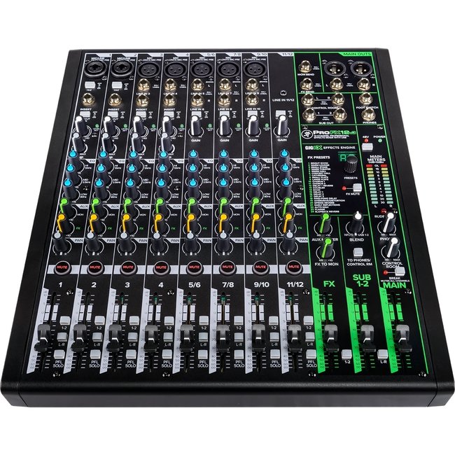 Mackie ProFX 12v3 12-kanaals professionele FX mixer