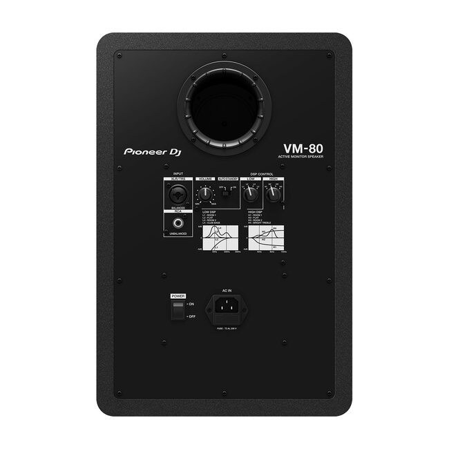 Pioneer DJ VM-80 8” actieve monitorluidspreker zwart