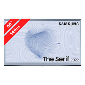 Samsung Samsung The Serif QE55LS01B Blauw