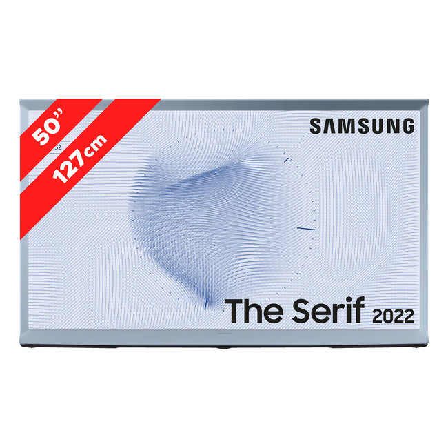 Samsung The Serif QE50LS01B Blauw