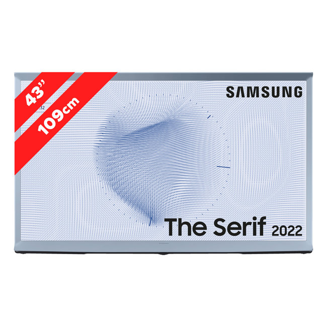 Samsung The Serif QE43LS01B Blauw