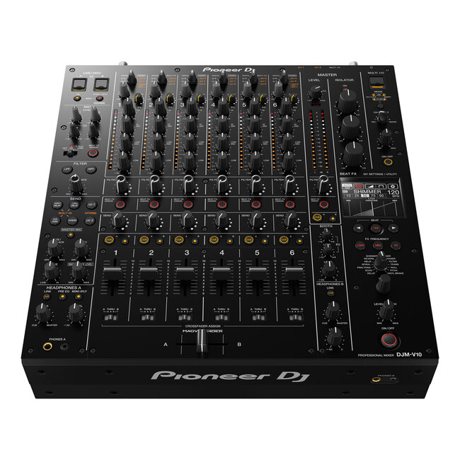 Pioneer DJ DJMV10 6-kanaals professionele dj-mixer