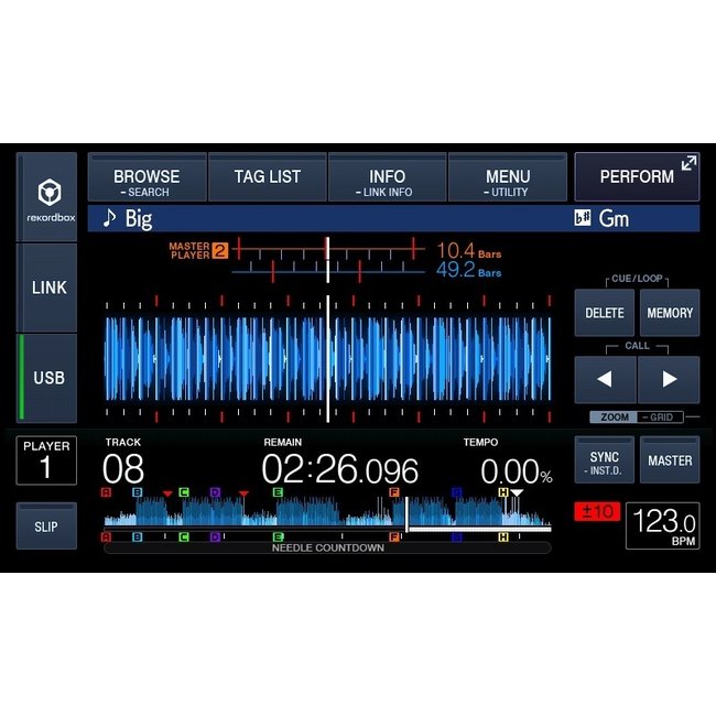 Pioneer DJ XDJ-1000 MK2 dj-multispeler