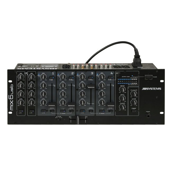 JB Systems MIX6usb obuuste 19" DJ mengtafel