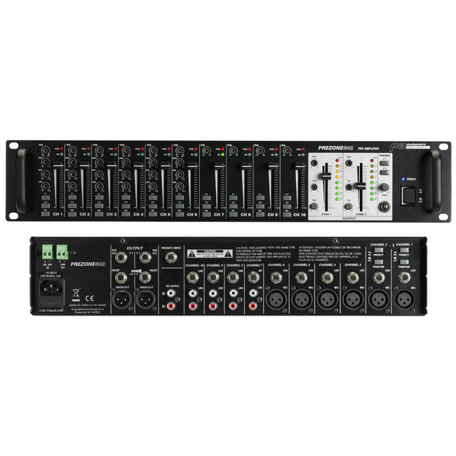 Audiophony PREZONE642 10-kanaals en 2-zone voorversterker
